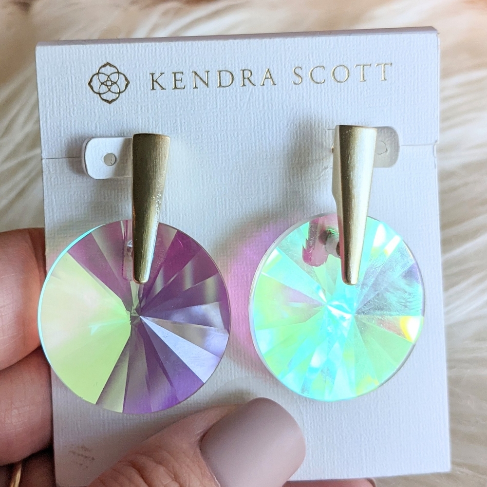 Kendra Scott Jolie Drop in Dichroic Glass